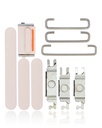Hard Buttons (Power / Volume / Switch) Compatible For iPhone 13 / 13 Mini (Pink)