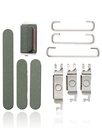Hard Buttons (Power / Volume / Switch) Compatible For iPhone 13 / 13 Mini (Green)