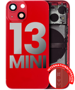 Back Housing W/ Small Components Pre-Installed Compatible For iPhone 13 Mini (International Version) (Used OEM Pull: Grade A) (Red)