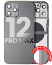 Back Housing W/ Small Components Pre-Installed Compatible For iPhone 12 Pro Max (International Version) (Used OEM Pull: Grade A) (Graphite)