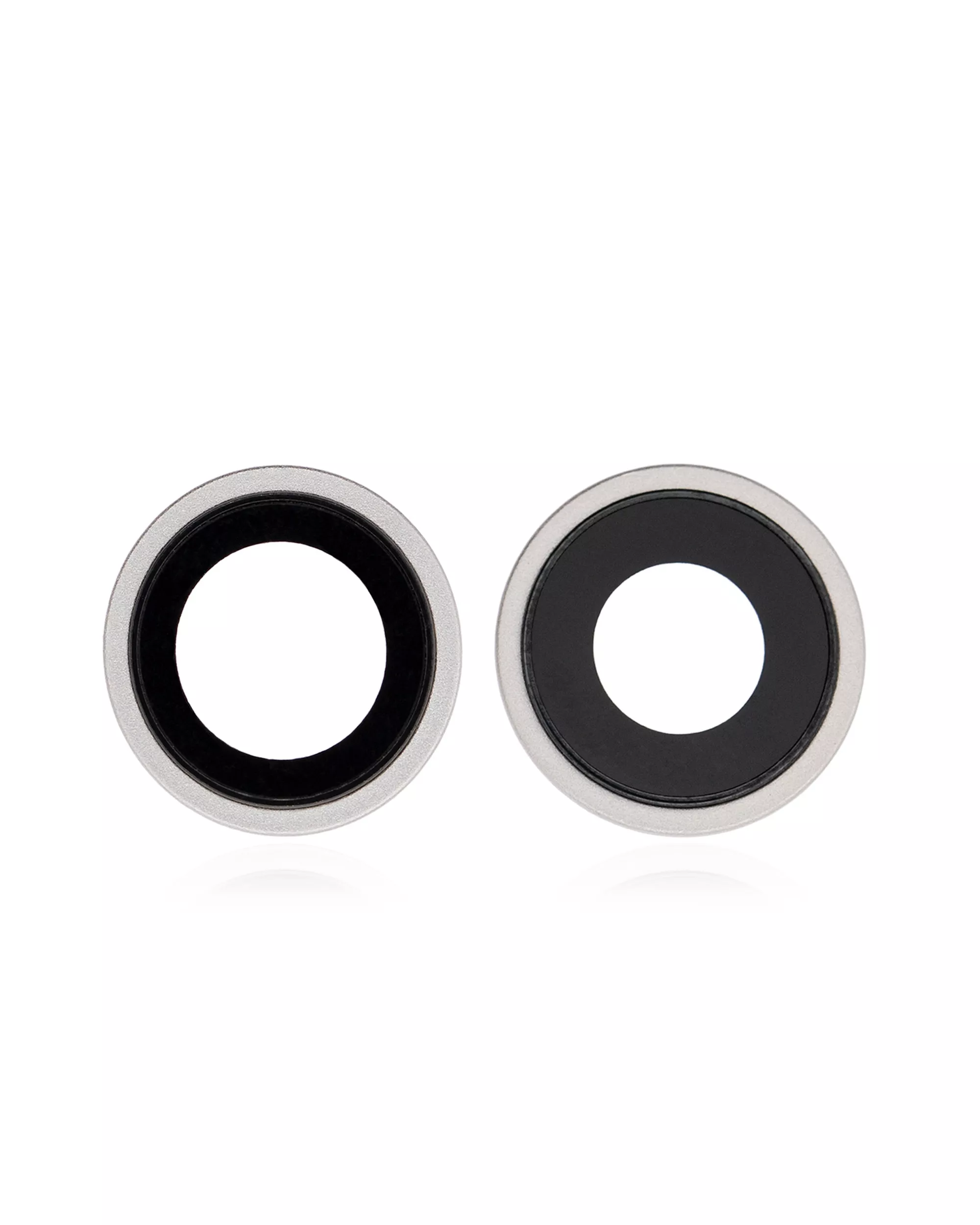 Back Camera Lens With Bracket &amp; Bezel Compatible For iPhone 12 / 12 Mini (Aftermarket Plus) (White) (10 Pack)