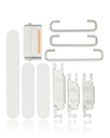 Hard Buttons (Power / Volume / Switch) Compatible For iPhone 12 (White)