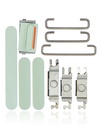 Hard Buttons (Power / Volume / Switch) Compatible For iPhone 12 (Green)