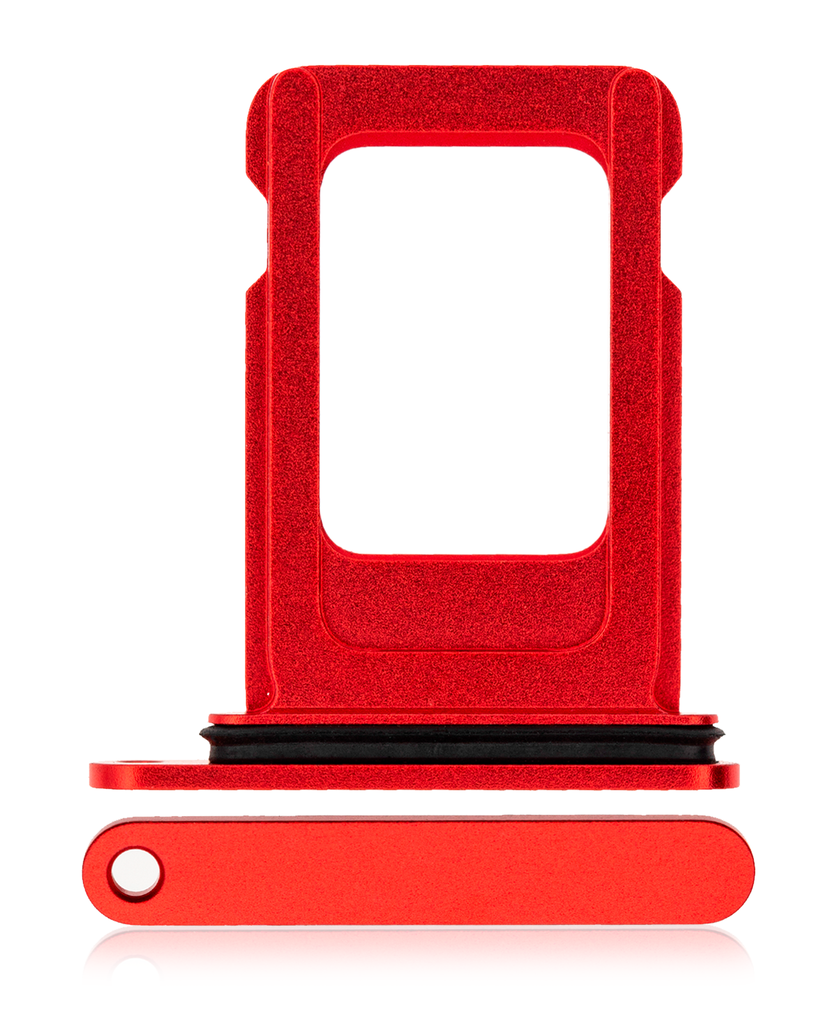 Single Sim Card Tray Compatible For iPhone 12 (Red)