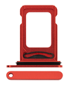 Dual Sim Card Tray Compatible For iPhone 12 (Red)