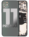 Back Housing W/ Small Components Pre-Installed Compatible For iPhone 11 Pro Max (Used OEM Pull: Grade C) (Midnight Green)