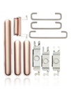Hard Buttons (Power / Volume / Switch) Compatible For iPhone 11 Pro / 11 Pro Max (Gold)