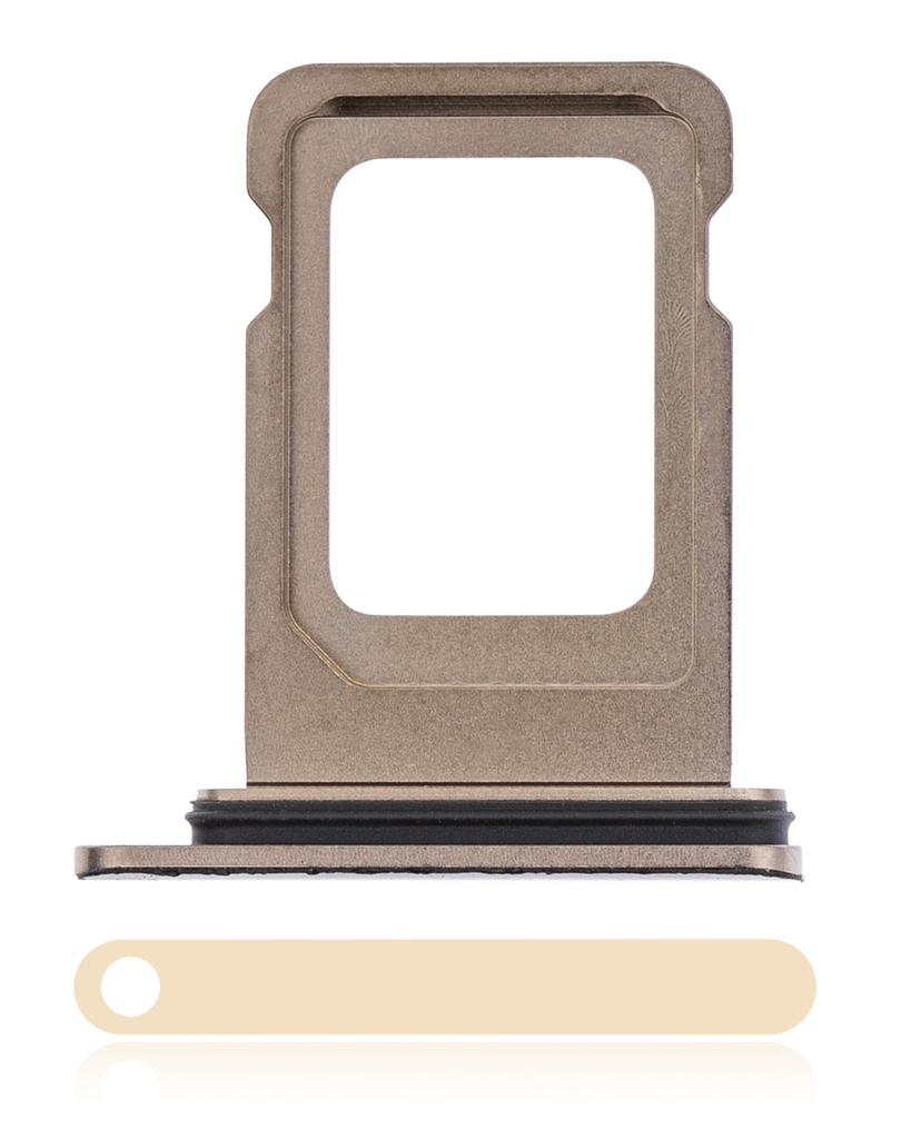 Single Sim Card Tray Compatible For iPhone 11 Pro / 11 Pro Max (Gold)