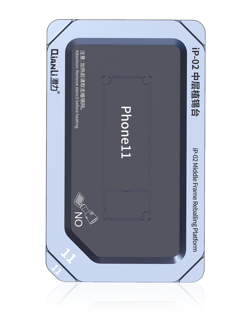 Metal Middle Frame Reballing Platform (IP-02) For iPhone 11 / 11 Pro / 11 Pro Max (Qianli)