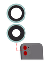 Back Camera Lens With Bracket &amp; Bezel Compatible For iPhone 11 (Green) (Aftermarket Plus)