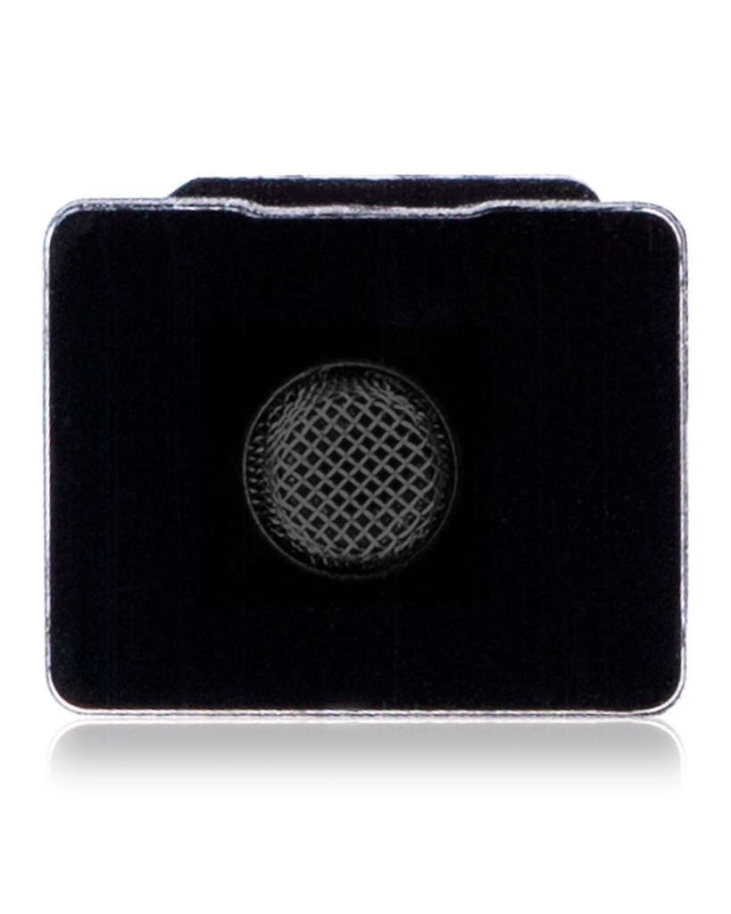 Flash Light / Power Flex Bracket With Microphone Mesh Compatible For iPhone 11 (Black) (10 Pack)