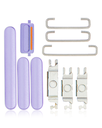 Hard Buttons (Power / Volume / Switch) Compatible For iPhone 11 (Purple)