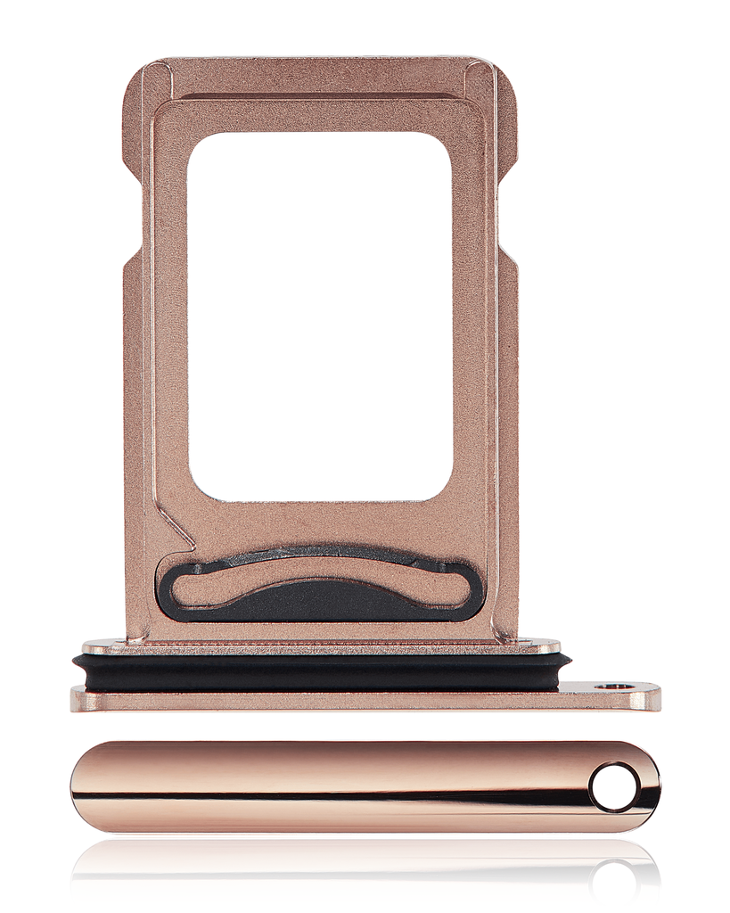 Dual Sim Card Tray Compatible For iPhone 11 Pro / 11 Pro Max (Matte Gold)