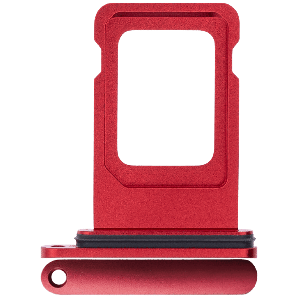 Single Sim Card Tray Compatible For iPhone 11 (Red)