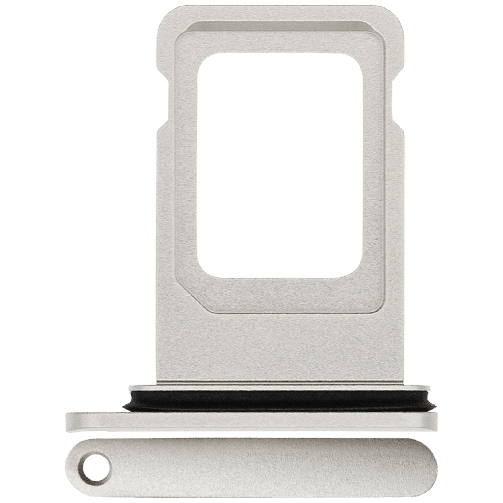 Single Sim Card Tray Compatible For iPhone 11 (White)