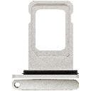 Single Sim Card Tray Compatible For iPhone 11 (White)