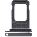 Single Sim Card Tray Compatible For iPhone 11 (Black)