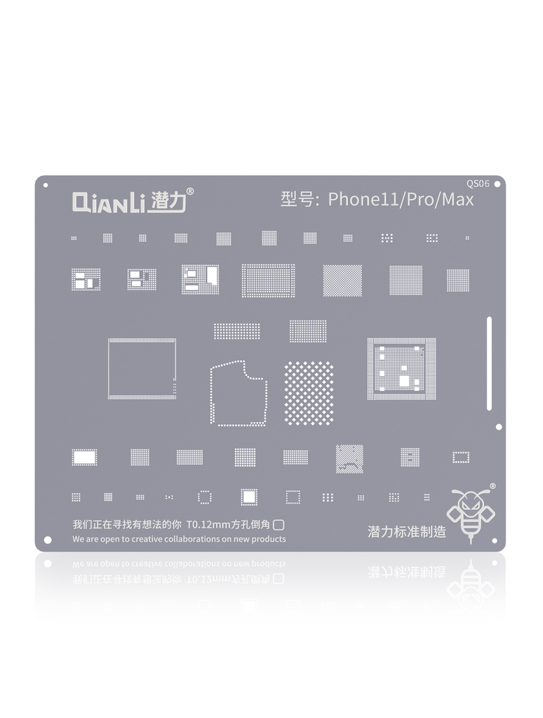 Bumblebee Stencil (QS06) For iPhone 11 / 11 Pro (Qianli)