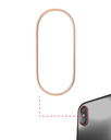 Back Camera Bezel Ring Only Compatible For iPhone XS / XS Max (Gold) (10 Pack)
