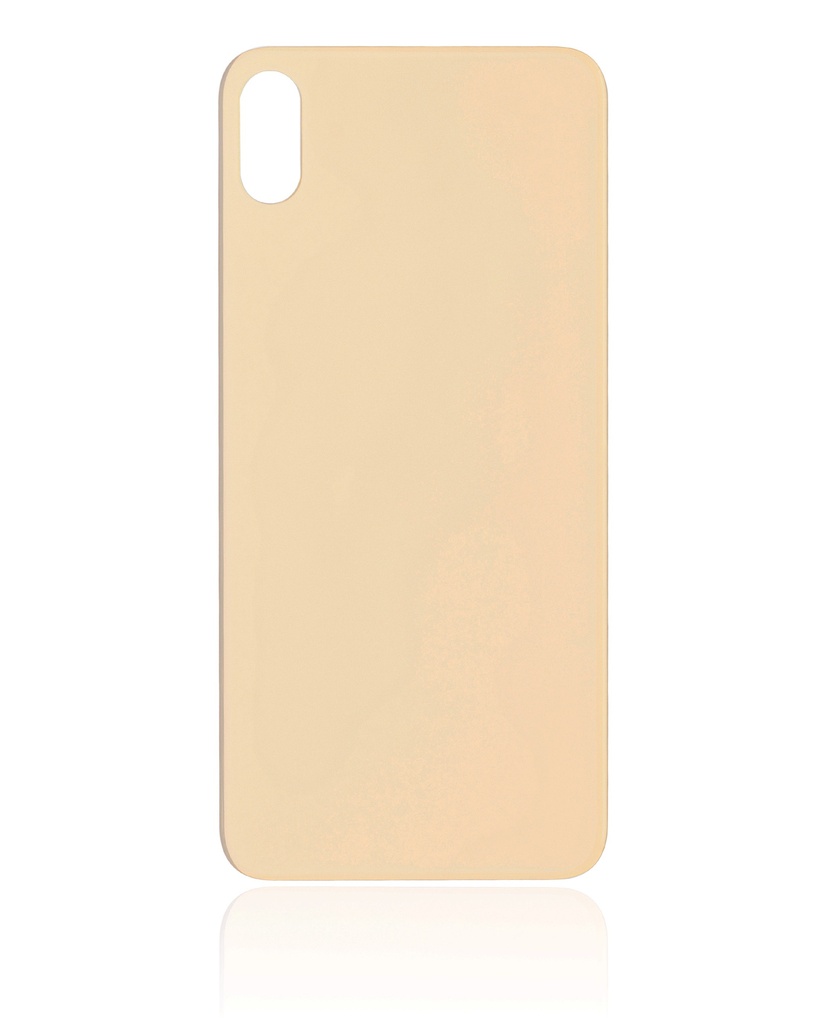 Back Cover Glass Compatible For iPhone XS Max (No Logo) (Gold)