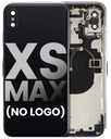 Back Housing W/ Small Components Pre-Installed Compatible For iPhone XS Max (No Logo) (Aftermarket Plus) (Space Gray)