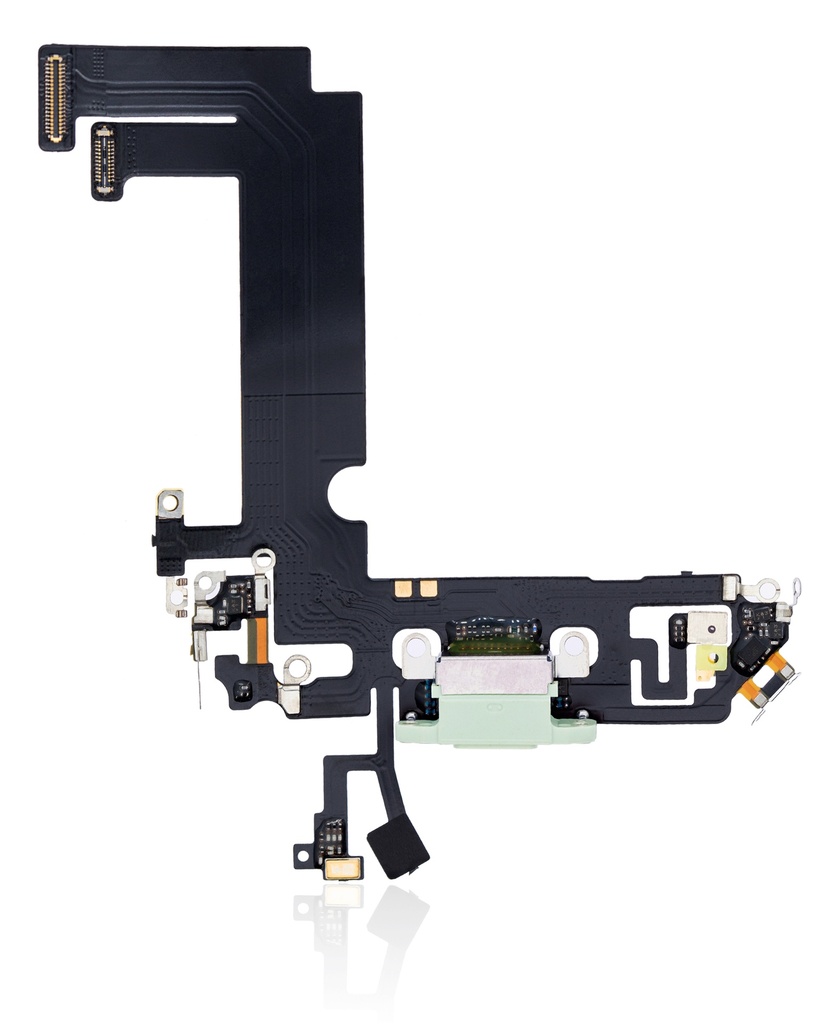 Charging Port Flex Cable Compatible For iPhone 12 Mini (Aftermarket Plus) (Green)