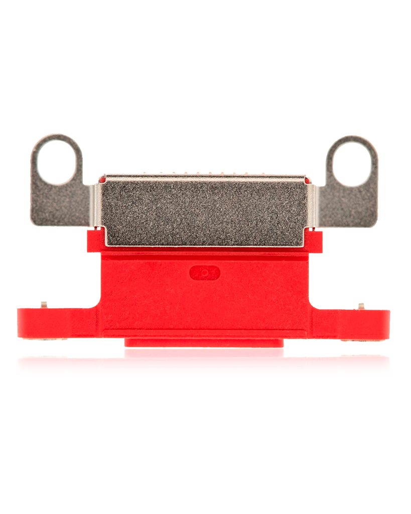 Charging Port Only Compatible For iPhone 12 Mini (Red) (10 Pack)