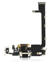 Charging Port Flex Cable With Board Compatible For iPhone 11 Pro Max (Aftermarket Plus) (Space Gray)