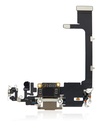 Charging Port Flex Cable With Board Compatible For iPhone 11 Pro (Used OEM Pull) (Gold)