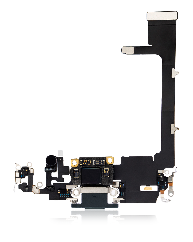 Charging Port Flex Cable With Board Compatible For iPhone 11 Pro (Premium) (Midnight Green)