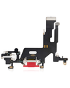 Charging Port Flex Cable Compatible For iPhone 11 (Premium) (Red)