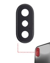 Back Camera Lens With Bracket &amp; Bezel Compatible For iPhone X (Aftermarket Plus) (Space Gray) (10 Pack)