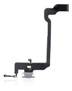 Charging Port Flex Cable Compatible For iPhone XS (Aftermarket) (Silver)