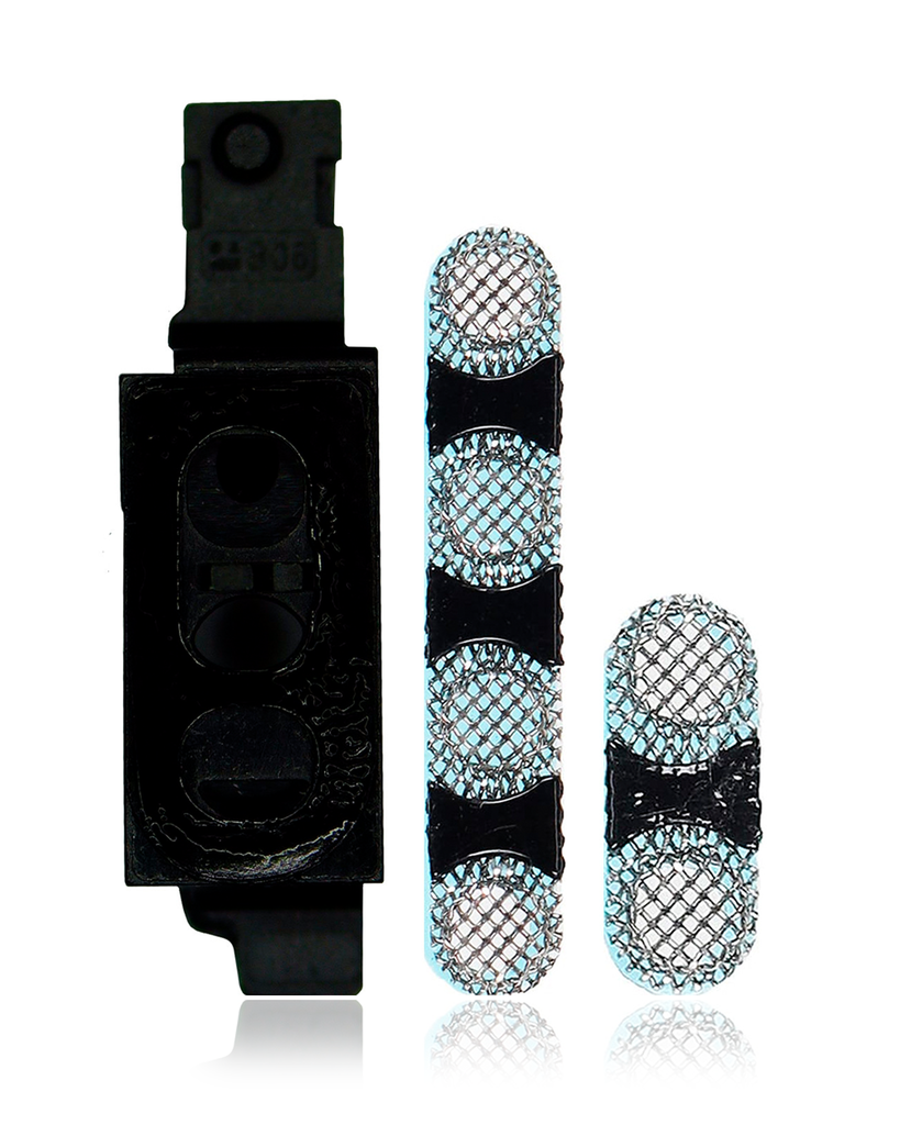 Loudspeaker / Mic Mesh Compatible For iPhone XS (White) (10 Pack)