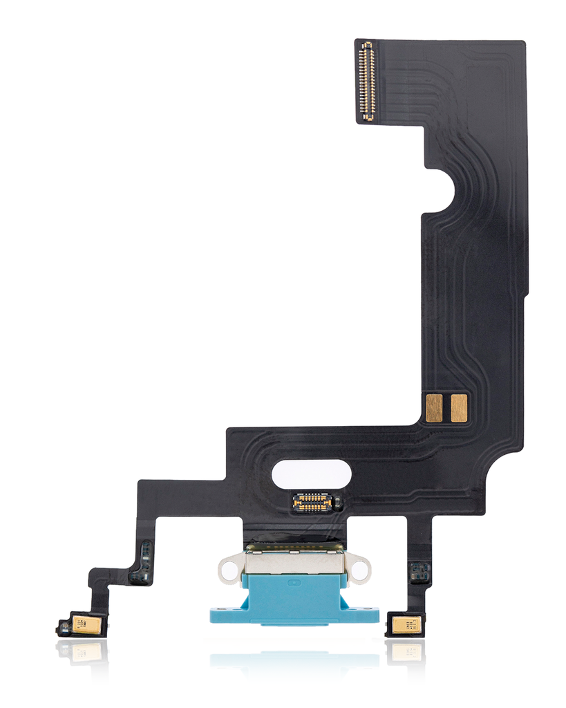 Charging Port Flex Cable Compatible For iPhone XR (Aftermarket) (Blue)