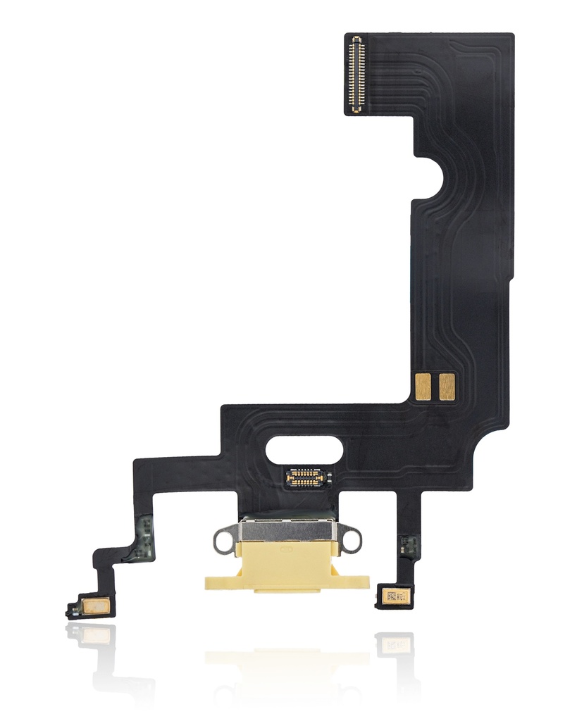 Charging Port Flex Cable Compatible For iPhone XR (Premium) (Yellow)