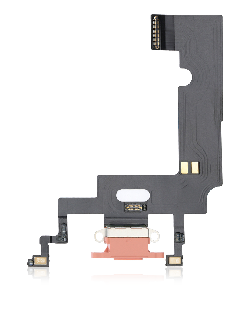 Charging Port Flex Cable Compatible For iPhone XR (Premium) (Coral)