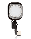 Home Button With Flex Compatible For iPhone 6 / 6 Plus (Silver)