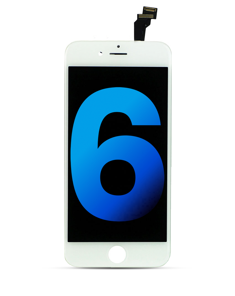 LCD Assembly Compatible For iPhone 6 (Aftermarket) (White)