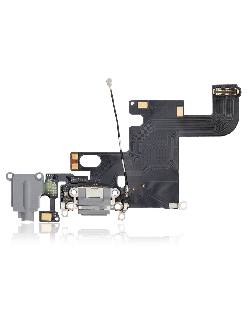 Charging Port Flex Cable Compatible For iPhone 6 (Premium) (Space Gray)
