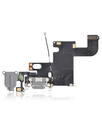 Charging Port Flex Cable Compatible For iPhone 6 (Premium) (Space Gray)