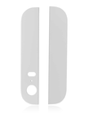 Back Glass (Up + Down) Compatible For iPhone 5S (White)