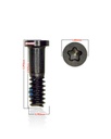 Bottom Screws Compatible For iPhone 5S (Space Gray) (100 Pack)