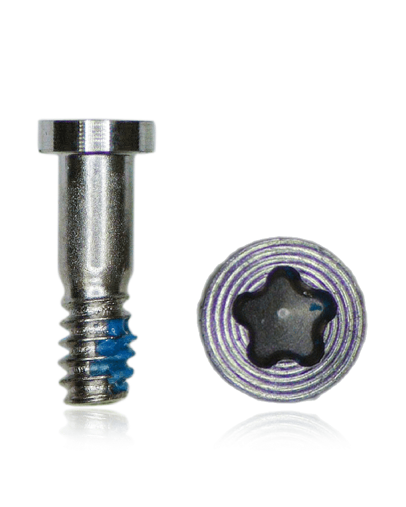 Bottom Screws Compatible For iPhone 5S (Silver) (100 Pack)