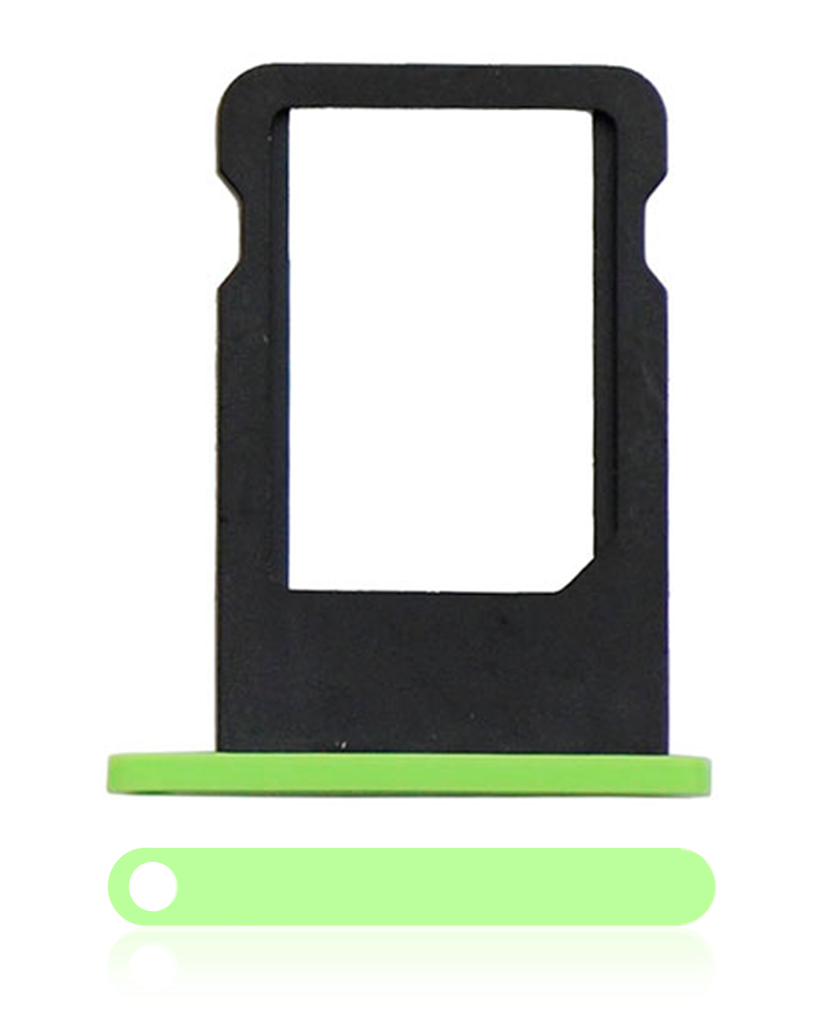 Sim Card Tray Compatible For iPhone 5C (Green)
