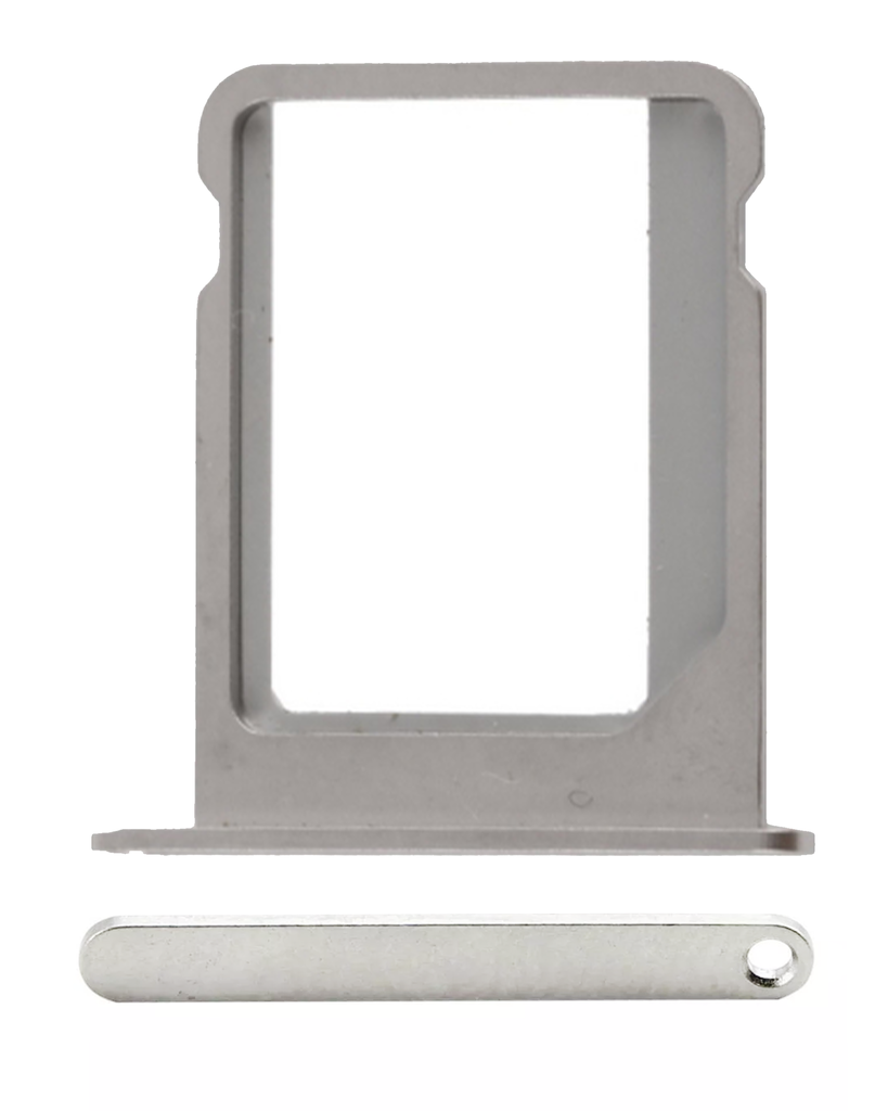 Sim Card Tray Compatible For iPhone 4 (Silver)