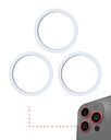 Back Camera Bezel Ring Only Compatible For iPhone 13 Pro / 13 Pro Max (Sierra Blue) (3 Piece Set)