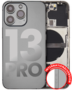 Back Housing W/ Small Components Pre-Installed Compatible For iPhone 13 Pro (International Version) (Used OEM Pull: Grade B) (Graphite)