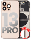 Back Housing W/ Small Components Pre-Installed Compatible For iPhone 13 Pro (US Version) (Used OEM Pull: Grade A) (Gold)