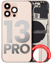 Back Housing W/ Small Components Pre-Installed Compatible For iPhone 13 Pro (International Version) (Used OEM Pull: Grade A) (Gold)